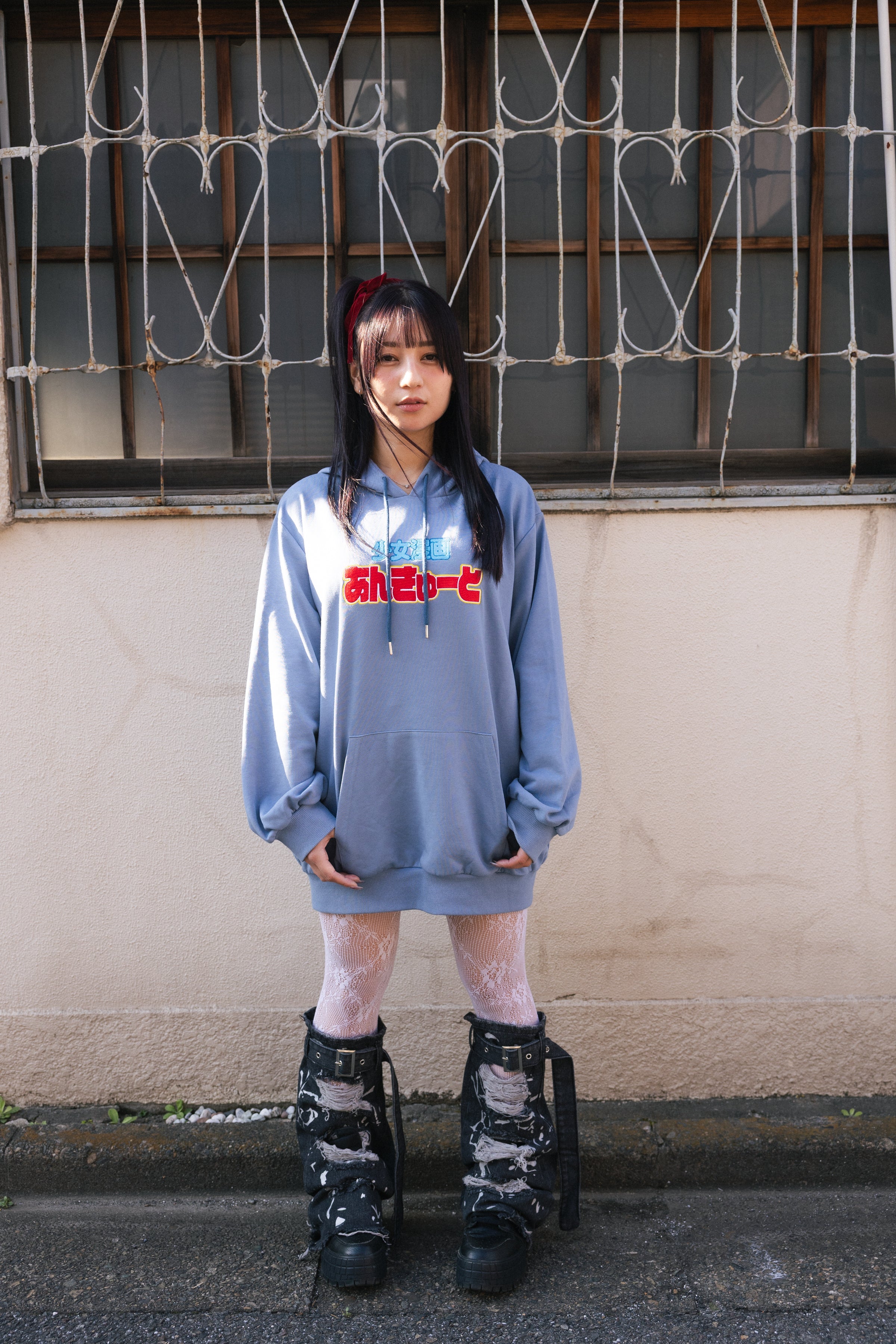 Graphic Embroidery Hoodie