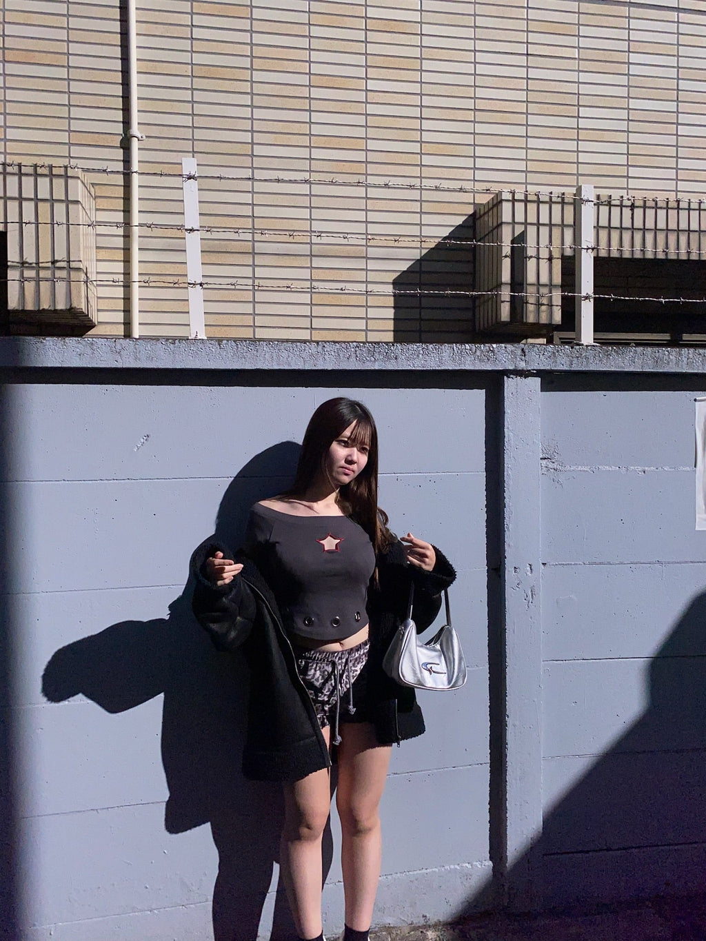 SHINE LOUD ONE STAR OFF SHOULDER TOPS