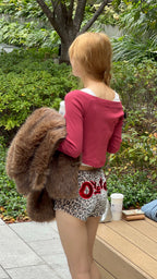 WORLD'S YOUR OYSTER MICRO MINI PANTS